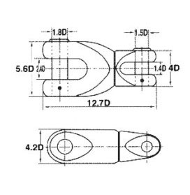 转环卸扣 Anchor  swivel shackle