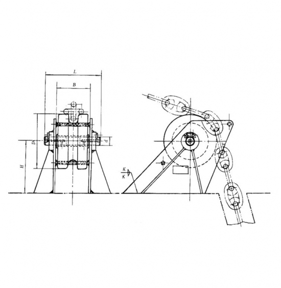 导链滚轮 CB/T 290-95 Chain wheel for hawse pipe