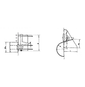 简易弃锚器 GB531-66 SIMPLIFIED ANCHOR RELEASED