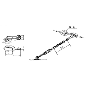 掣链钩 CB288-64 CHAIN STOPPER CLAW