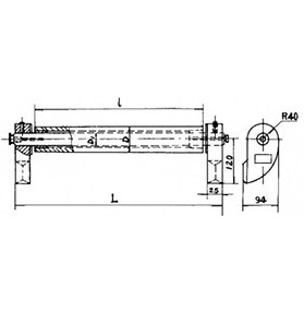 A 型水平滚柱导缆器 CB435-65 HORIZONTAL ROLLER FAIRLEAD