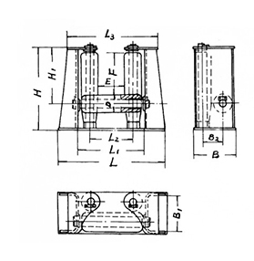 A 型滚柱导缆器 CB/3062-2011 A Roller head fairlead