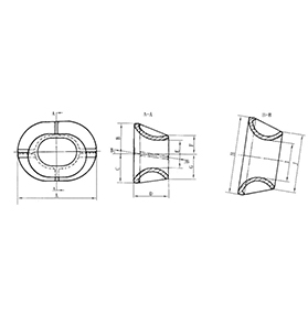 B 型单点式导缆孔 JIS F 2030-1978 SINGLE POINT MOORING PIPES