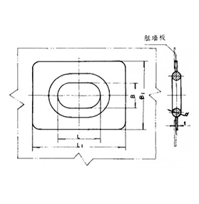 D 型导缆孔 CB34-76 MOORING CHOCKS