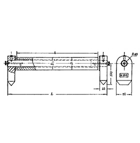 B 型水平滚柱导缆器 CB435-65 HORIZONTAL ROLLER FAIRLEAD